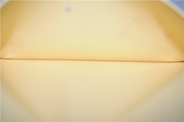 Authentic Louis Vuitton Epi Agenda Posh Notebook Cover Ivory R2052A LV 4698E