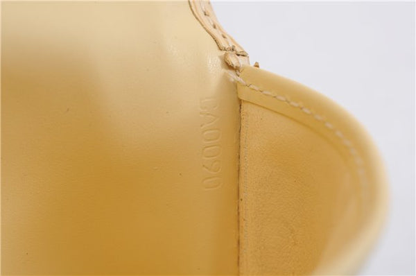 Authentic Louis Vuitton Epi Agenda Posh Notebook Cover Ivory R2052A LV 4698E