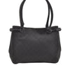 Authentic GUCCI Horsebit Shoulder Tote Bag GG Canvas Leather 101971 Black 4699I