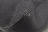 Authentic GUCCI Horsebit Shoulder Tote Bag GG Canvas Leather 101971 Black 4699I