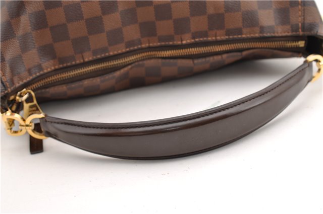 Authentic Louis Vuitton Damier Portobello PM Shoulder Hand Bag N41184 LV 4700F
