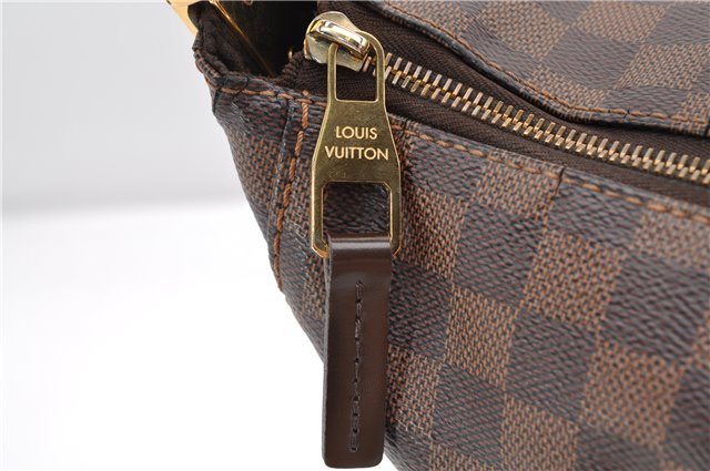 Authentic Louis Vuitton Damier Portobello PM Shoulder Hand Bag N41184 LV 4700F