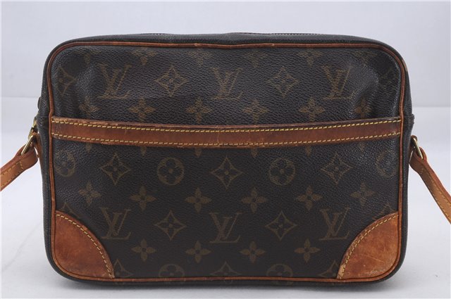 Auth Louis Vuitton Monogram Trocadero 27 Shoulder Cross Body Bag M51274 LV 4701D