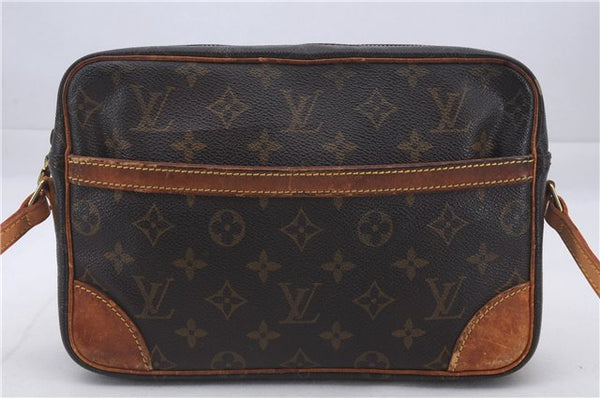 Auth Louis Vuitton Monogram Trocadero 27 Shoulder Cross Body Bag M51274 LV 4701D