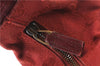 Authentic GUCCI Horsebit Shoulder Hand Bag GG Canvas Leather 115867 Red 4702C