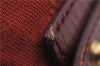 Authentic GUCCI Horsebit Shoulder Hand Bag GG Canvas Leather 115867 Red 4702C