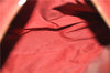 Authentic GUCCI Horsebit Shoulder Hand Bag GG Canvas Leather 115867 Red 4702C