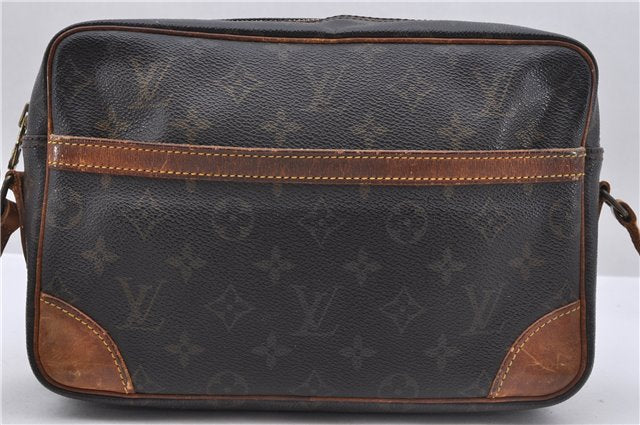 Auth Louis Vuitton Monogram Trocadero 27 Shoulder Cross Body Bag M51274 LV 4702D