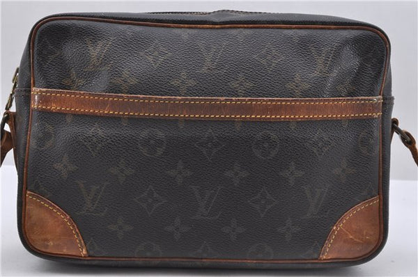 Auth Louis Vuitton Monogram Trocadero 27 Shoulder Cross Body Bag M51274 LV 4702D