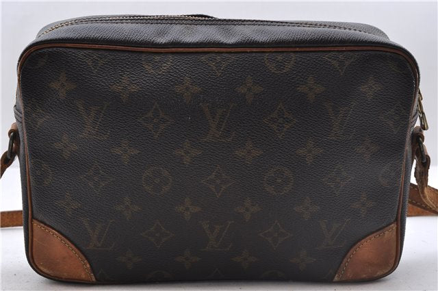 Auth Louis Vuitton Monogram Trocadero 27 Shoulder Cross Body Bag M51274 LV 4702D