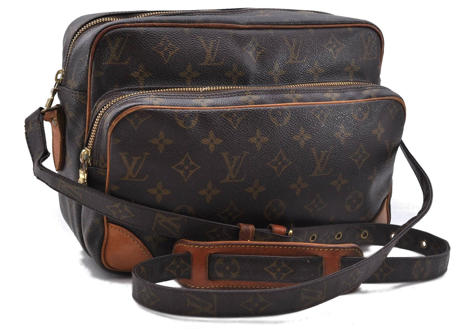 Authentic Louis Vuitton Monogram Nile Shoulder Cross Body Bag M45244 LV 4703D