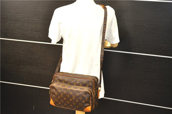 Authentic Louis Vuitton Monogram Nile Shoulder Cross Body Bag M45244 LV 4703D