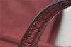 Authentic PRADA Saffiano Leather 2Way Shoulder Hand Tote Bag Bordeaux 4703I