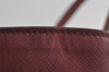 Authentic PRADA Saffiano Leather 2Way Shoulder Hand Tote Bag Bordeaux 4703I