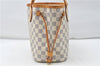 Authentic Louis Vuitton Damier Azur Neverfull PM Tote Bag N51110 LV 4705D