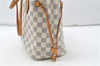 Authentic Louis Vuitton Damier Azur Neverfull PM Tote Bag N51110 LV 4705D