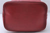 Authentic Louis Vuitton Epi Noe Red Shoulder Bag M44007 LV 4706D