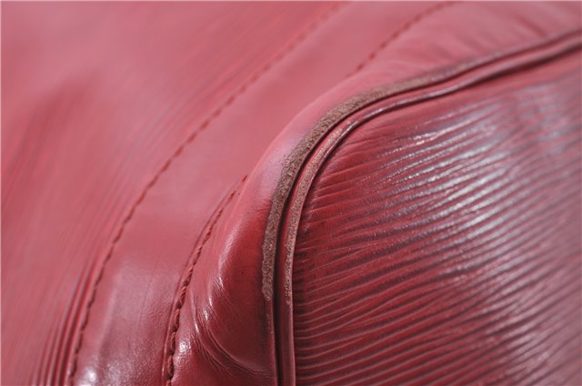 Authentic Louis Vuitton Epi Noe Red Shoulder Bag M44007 LV 4706D
