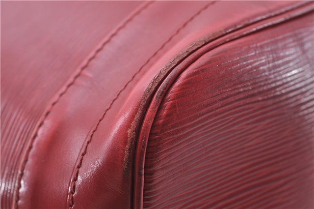Authentic Louis Vuitton Epi Noe Red Shoulder Bag M44007 LV 4706D