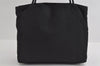 Authentic PRADA Tessuto City Nylon Leather Shoulder Hand Bag BR3854 Black 4707I