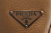 Authentic PRADA Vintage Leather Shoulder Hand Bag Brown 4708I