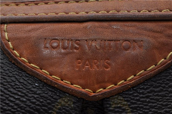 Authentic LOUIS VUITTON Monogram Palermo PM Shoulder Tote Bag M40145 LV 4712C