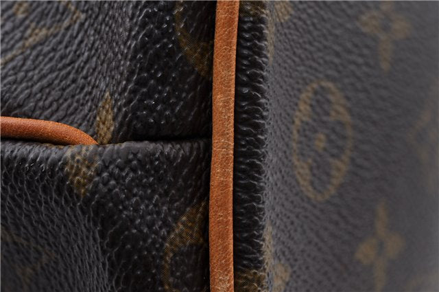 Authentic LOUIS VUITTON Monogram Palermo PM Shoulder Tote Bag M40145 LV 4712C