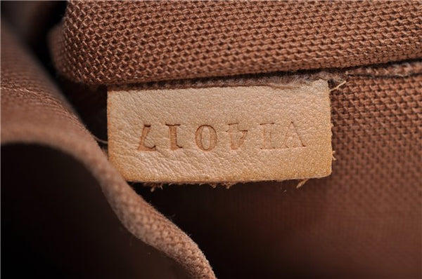 Authentic LOUIS VUITTON Monogram Palermo PM Shoulder Tote Bag M40145 LV 4712C