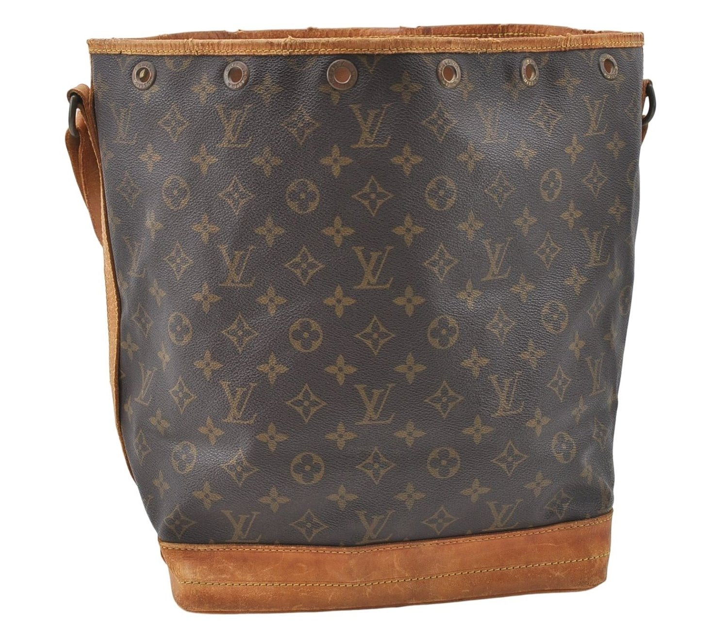 Authentic Louis Vuitton Monogram Noe Shoulder Bag M42224 LV 4712D