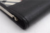 Authentic BURBERRY Nova Check Coin Case Purse Canvas Leather Beige Black 4713E