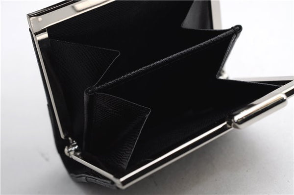 Authentic BURBERRY Nova Check Coin Case Purse Canvas Leather Beige Black 4713E