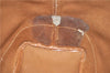 Authentic CELINE Macadam Blason Shoulder Tote Bag PVC Leather Brown 4715B