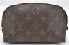 Authentic LOUIS VUITTON Monogram Pochette Cosmetic Pouch M47515 LV 4715C