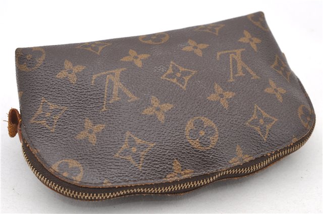 Authentic LOUIS VUITTON Monogram Pochette Cosmetic Pouch M47515 LV 4715C