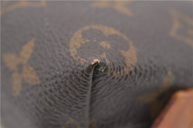 Authentic LOUIS VUITTON Monogram Pochette Cosmetic Pouch M47515 LV 4715C