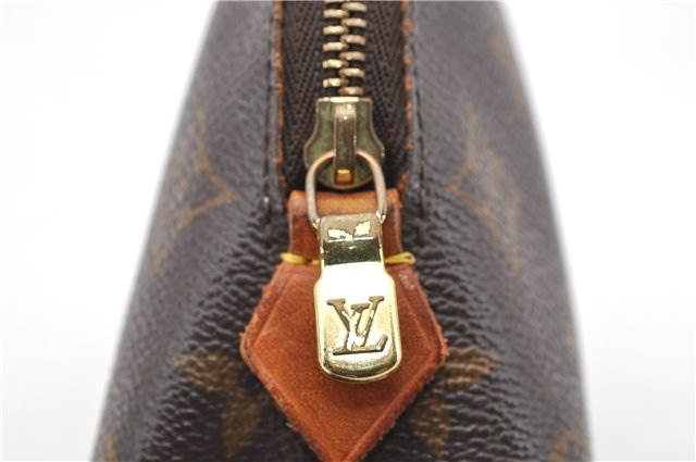 Authentic LOUIS VUITTON Monogram Pochette Cosmetic Pouch M47515 LV 4715C