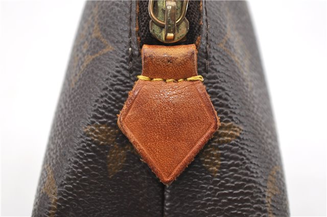 Authentic LOUIS VUITTON Monogram Pochette Cosmetic Pouch M47515 LV 4715C