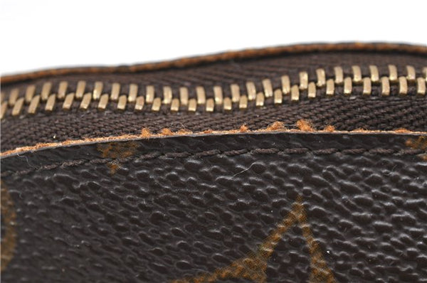 Authentic LOUIS VUITTON Monogram Pochette Cosmetic Pouch M47515 LV 4715C