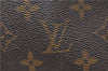 Authentic LOUIS VUITTON Monogram Pochette Cosmetic Pouch M47515 LV 4715C