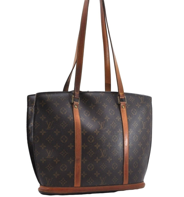 Authentic Louis Vuitton Monogram Babylone Shoulder Tote Bag M51102 LV 4715D
