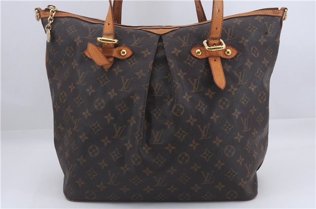 Authentic Louis Vuitton Monogram Palermo GM Shoulder Tote Bag M40146 LV 4716D