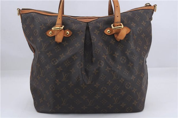 Authentic Louis Vuitton Monogram Palermo GM Shoulder Tote Bag M40146 LV 4716D