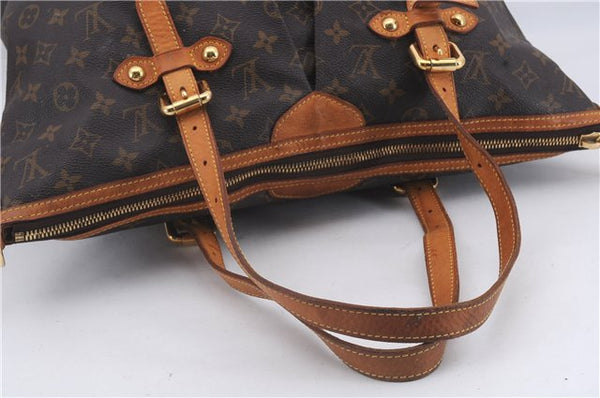 Authentic Louis Vuitton Monogram Palermo GM Shoulder Tote Bag M40146 LV 4716D
