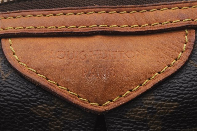 Authentic Louis Vuitton Monogram Palermo GM Shoulder Tote Bag M40146 LV 4716D