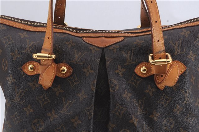 Authentic Louis Vuitton Monogram Palermo GM Shoulder Tote Bag M40146 LV 4716D