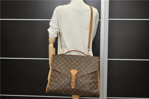 Auth Louis Vuitton Monogram Beverly 44 2Way Shoulder Hand Bag M51120 LV 4717D