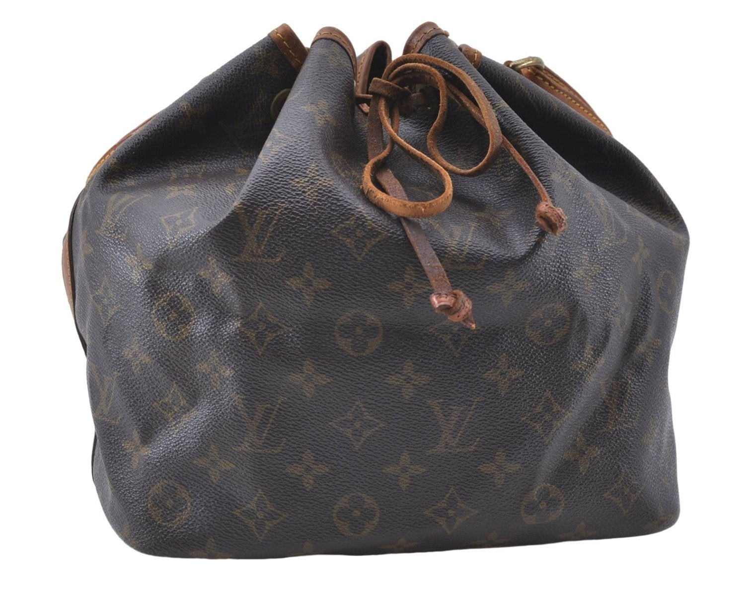 Authentic Louis Vuitton Monogram Petit Noe Shoulder Bag M42226 LV 4718D