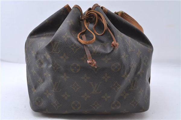 Authentic Louis Vuitton Monogram Petit Noe Shoulder Bag M42226 LV 4718D