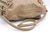 Authentic Chloe Paraty Large Vintage 2Way Shoulder Tote Bag Leather Beige 4718F