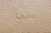 Authentic Chloe Paraty Large Vintage 2Way Shoulder Tote Bag Leather Beige 4718F